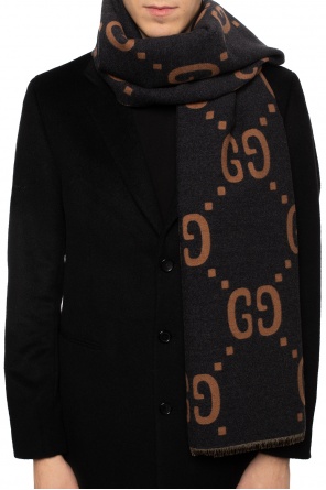 Reversible patterned scarf, zdjęcie 2 Reversible patterned scarf od Gucci